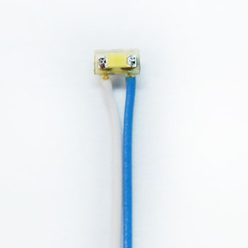 10x Golden White SMLED w/ Blue/White Wires