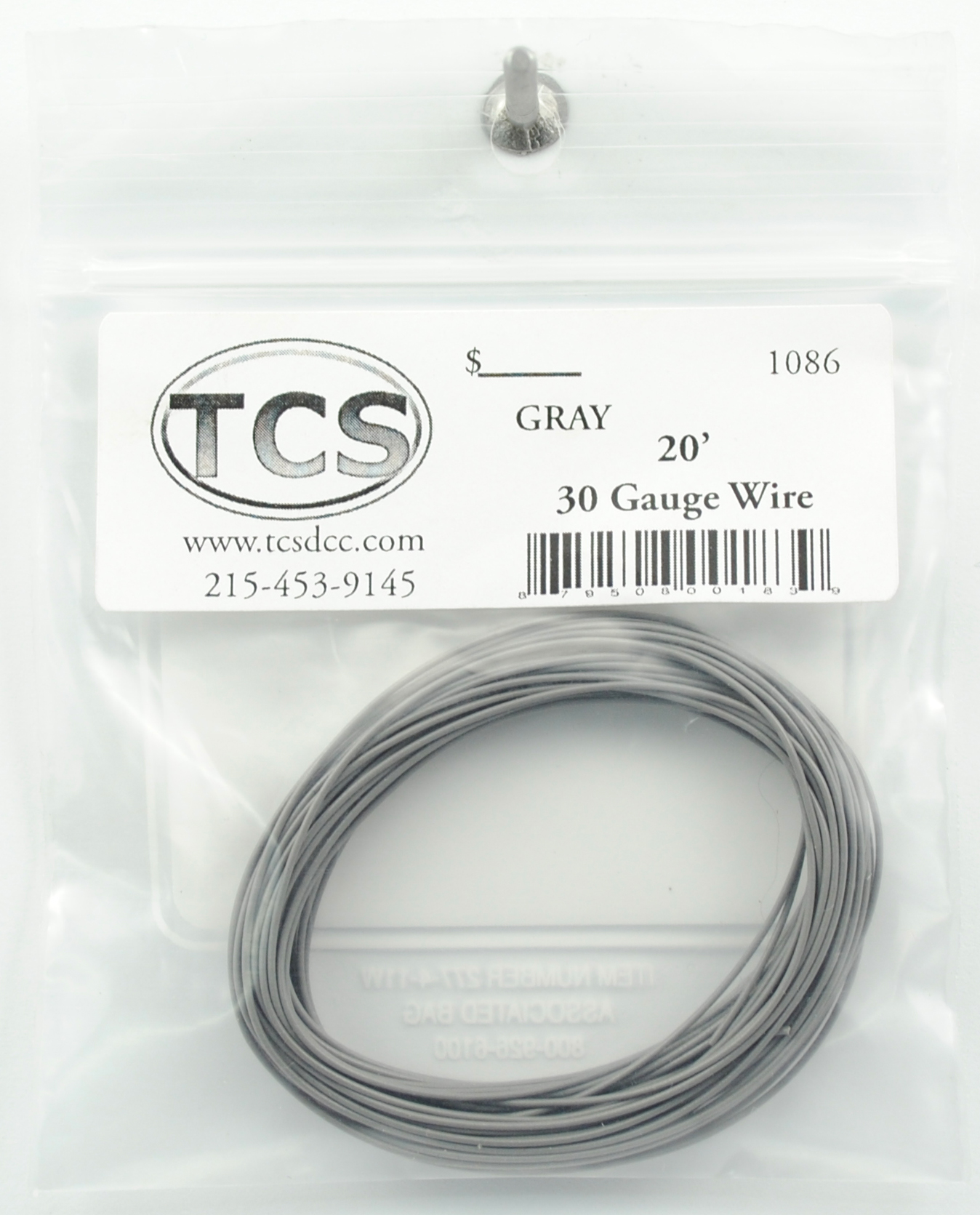 20ft 30awg - Grey