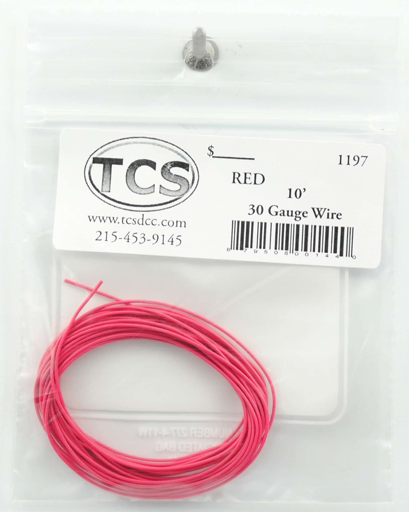 10ft 30awg - Red