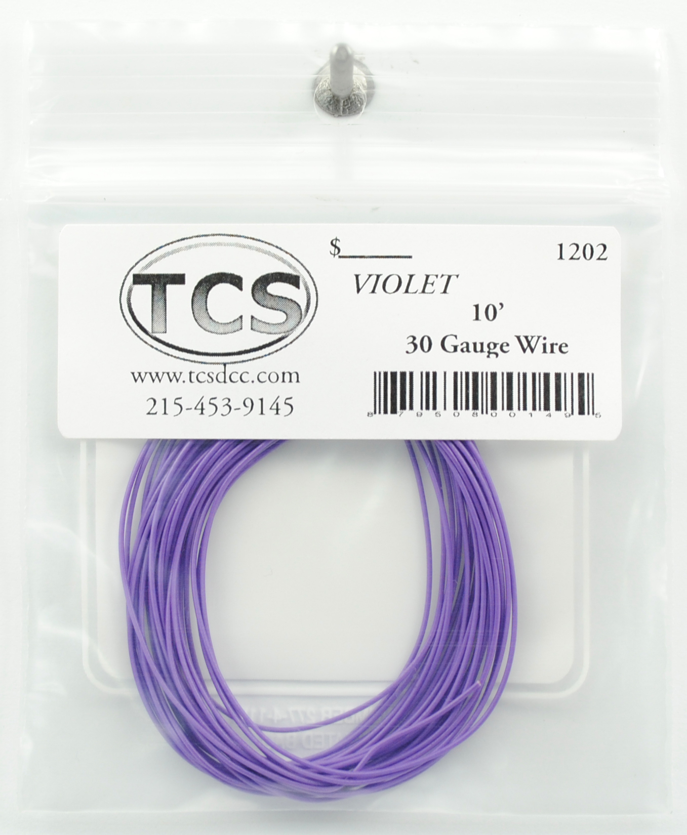 10ft 30awg - Violet - Click Image to Close